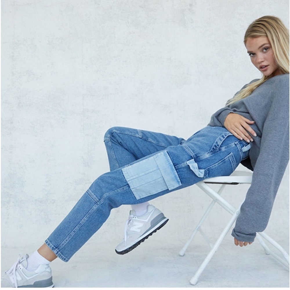 Pacsun Patchwork Cargo Jeans